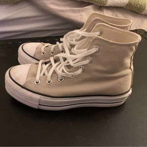 Platform high top converse